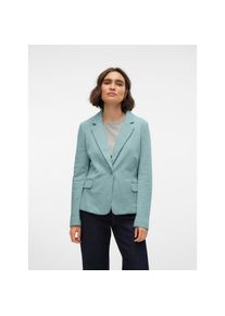 V&eacute;ro Moda Vero Moda, Unisex, Jerseyblazer &raquo;VMJULIA LS BLAZER JRS NOOS&laquo; mit Knopfleiste, gray mist, 42 (XL), Blazer von Vero Moda