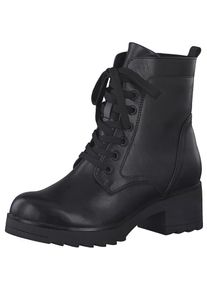Marco Tozzi , Schnürstiefelette, mit FEEL-ME Ausstattung , schwarz , Stiefelette mit Schnürung und Innenreissverschluss für leichten Einstieg