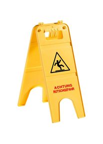 Aufsteller Warnschild Rutschgefahr, Höhe 570 mm, VE 2 Stk, gelb