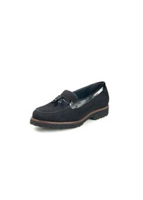 Sioux - Slipper Meredith, schwarz, Gr. 42, Wechselfußbett, Leder