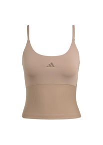 adidas Performance Sporttop 'Hyperglam' Damen, braun / hellbraun, Gr&ouml;&szlig;e XL/XXL