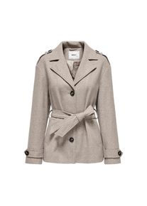 Only , Kurzjacke »ONLNANCY LIFE SHORT TRENCH COAT CC OTW«, im Trenchcoat Style , braun , Kurze Jacke von Only