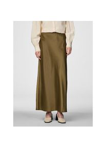 Y.A.S , Maxirock »YASPELLA HW MAXI SKIRT S. NOOS« , grün , Langer Satinrock YASPELLA von YAS