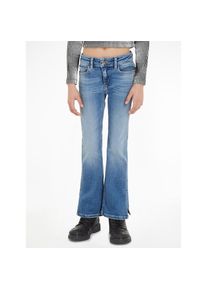 Calvin Klein Jeans , Stretch-Jeans »FLARE MR SPLIT VISUAL MID BLUE« , blau , Jeans von Calvin Klein für Mädchen