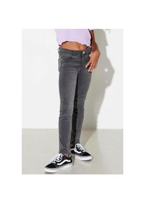 KIDS Only , Stretch-Jeans »KONROYAL« , grau , Normaler Bund mit verstellbarem Gummizug für eine optimale Passform und Wachstumsspielraum