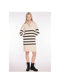 Haily's HaILY’S , Strickkleid »SH V DR Ze44a« , weiss , Sommerkleid mit V-Ausschnitt: betont feminin und ideal für warme Tage