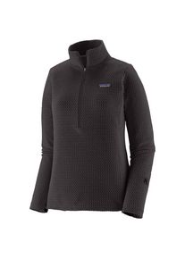 Patagonia - Women's R1 Air Zip Neck - Fleecepullover Gr XS grau/schwarz