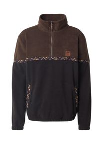 Iriedaily, Hommes Pull-over 'Monte Noe', bleu / brun foncé / noir