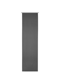 Novel Flächenvorhang , Dunkelgrau , Textil , 60x255 cm , Heimtextilien, Vorhänge, Flächenvorhänge