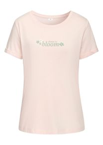 s.Oliver Schlafshirt Damen Gr&ouml;&szlig;e XS grau / rosa / wei&szlig;