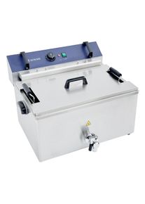 Gastro Elektro Backwaren-Fritteuse - 20,4 Liter - 5 kW - mit Ablasshahn / Friteuse