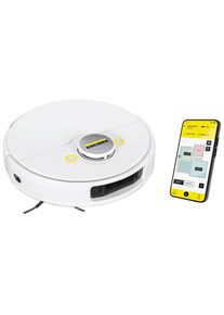 K&auml;rcher K&Auml;RCHER Nass-Trocken-Saugroboter &raquo;RCV 5&laquo;, App-Steuerung, mit Auto-Boost Funktion und Teppicherkennung wei&szlig;