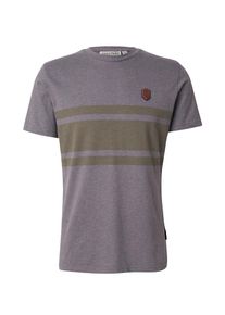 naketano, Hommes T-Shirt, gris foncé / olive