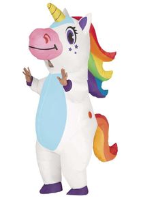 Costume gonflable de licorne pour adulte