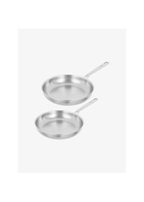 Kuhn Rikon Bratpfannen Set Fiveply Culinary silberfarben