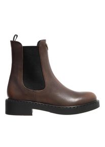 Prada Stiefel - Calf Leather Boots - Gr. 41 (EU) - in Braun - für Damen