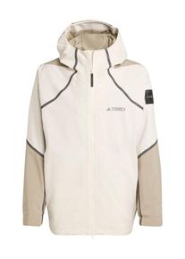 adidas terrex Outdoorjacke 'Nat Geo' Herren, beige / dunkelbeige / schwarz, Größe M