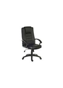 realspace Pro RS PRO Bürostuhl aus Kunstleder, 115 kg, Schwarz - 2005623