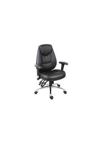 realspace Pro RS PRO Bürostuhl aus Kunstleder, Schwarz - 1809723