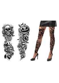 Schauer-Power Tattoo Strumpfhose