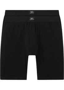 Lange Boxershorts eng mit Baumwolle (2er Pack) in schwarz, Grösse 7 (XL), 95% Baumwolle, bonprix