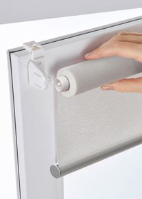 Sichtschutzrollo mit Struktur in weiss, 150x50 cm, bonprix