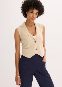 Strick-Weste in beige, Grösse 48/50 (XL), bonprix