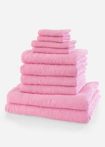 Ensemble de bain (10 pces) en fuchsiaOnesize, 100% coton, bonprix