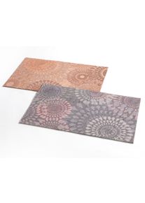 Witt Fussmatte, hellgrau-gemustert, Größe 40x60 cm - rechteckig, 100% Polyamid