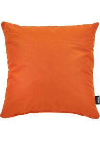 done., done. Dekokissen &raquo;Outside&laquo; Wetterfestes, einfarbiges Outside Kissen inklusive F&uuml;llung, orange, Obermaterial: 100% Polypropylen, 1 Stk.