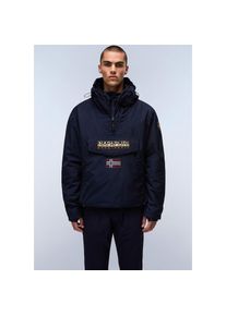 Napapijri, Herren, Anorak &raquo;RAINFOREST&laquo; mit Kapuze regular fit, mit seitlichen Reissverschluss, Bel&uuml;ftungs&ouml;sen, blu marine, XXL, Jacke von Napaijri