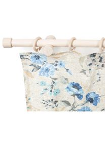 SN DECO GROUP, SN DECO GROUP Gardinenstange &raquo;Cafiro&laquo; 1 l&auml;ufig-l&auml;ufig Fixmass 28 mm, Holz, verschiedene L&auml;ngen und Farben, Komplettset, wei&szlig; 