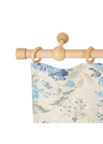 Gardinenstange »Cafiro«, 1 läufig-läufig, Fixmass, 28 mm, Holz, verschiedene Längen und Farben, Komplettset , beige , SN DECO GROUP