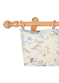 SN DECO GROUP, SN DECO GROUP Gardinenstange &raquo;Ares&laquo; 1 l&auml;ufig-l&auml;ufig Fixmass 28 mm, Holz, verschiedene L&auml;ngen und Farben, Komplettset, eichefarben, 