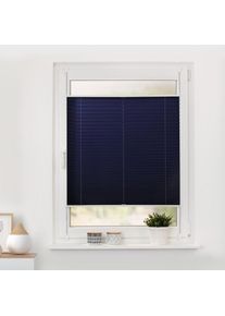 Plissee »Plissee Klemmfix, ohne Bohren, verspannt« blickdicht ohne Bohren verspannt lichtdurchlässig, blickdicht , blau , LICHTBLICK ORIGINAL