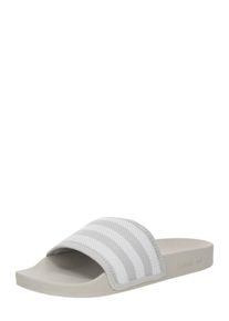 adidas originals, Hommes Sandales 'Adilette', pierre / blanc cass&eacute;