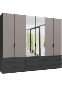 wimex Falttürenschrank »Oxford by fresh to go, in 3 Breiten und 2 Höhen, Made in Germany«, (mit Schubladen, wahlweise mit oder ohne Spiegel), mit...