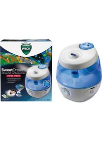 Wick Luftbefeuchter »SweetDreams Kaltluft-Luftbefeuchter mit Lichtprojektion - WUL575«, 3,8 l Wassertank, Projiziert 3 Motive: Safari, Ozean und...