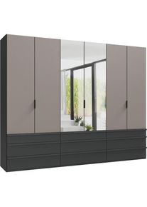 wimex Falttürenschrank »Oxford by fresh to go, in 3 Breiten und 2 Höhen, Made in Germany«, (mit Schubladen, wahlweise mit oder ohne Spiegel), mit...