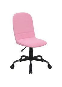 Bürostuhl »Trolly«, 1 St., Webstoff, moderner Kinderstuhl / Drehstuhl, clever zusammenklappbar , pink , ByLiving