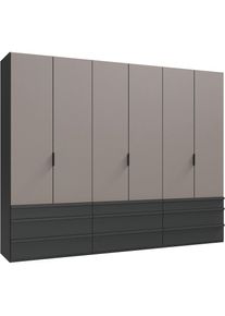 wimex Falttürenschrank »Oxford by fresh to go, in 3 Breiten und 2 Höhen, Made in Germany«, (mit Schubladen, wahlweise mit oder ohne Spiegel), mit...