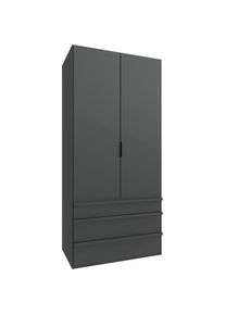 wimex Falttürenschrank »Oxford by fresh to go, in 3 Breiten und 2 Höhen, Made in Germany«, (mit Schubladen, wahlweise mit oder ohne Spiegel), mit...