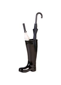 Schirmständer »Schirmständer Gummistiefel Stiefel schwarz H. 45 cm«, (1 St.) , schwarz , Casablanca by Gilde