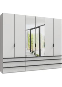 wimex Falttürenschrank »Oxford by fresh to go, in 3 Breiten und 2 Höhen, Made in Germany«, (mit Schubladen, wahlweise mit oder ohne Spiegel), mit...