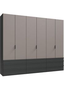 wimex Falttürenschrank »Oxford by fresh to go, in 3 Breiten und 2 Höhen, Made in Germany«, (mit Schubladen, wahlweise mit oder ohne Spiegel), mit...