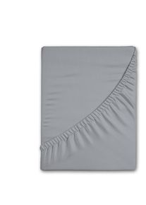 Spannbettlaken »Flanell«, Baumwolle, Flanell, Biber, Rundumgummi, 25 cm Höhe , grau , Good Morning