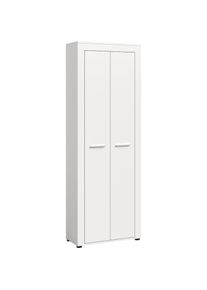 Schuhschrank »Aosta«, (1 St.), Schuhschrank, Höhe 191 cm, 11 Fächer, Garderobenschrank, Flur, Diele , weiss , Inosign