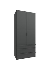 wimex Falttürenschrank »Oxford by fresh to go, in 3 Breiten und 2 Höhen, Made in Germany«, (mit Schubladen, wahlweise mit oder ohne Spiegel), mit...
