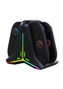 Snakebyte , Controller-Ladestation »Quad Charge S2 - Ladestation für Switch 2« , schwarz , Kabellänge 1,0 m