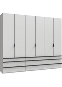 wimex Falttürenschrank »Oxford by fresh to go, in 3 Breiten und 2 Höhen, Made in Germany«, (mit Schubladen, wahlweise mit oder ohne Spiegel), mit...